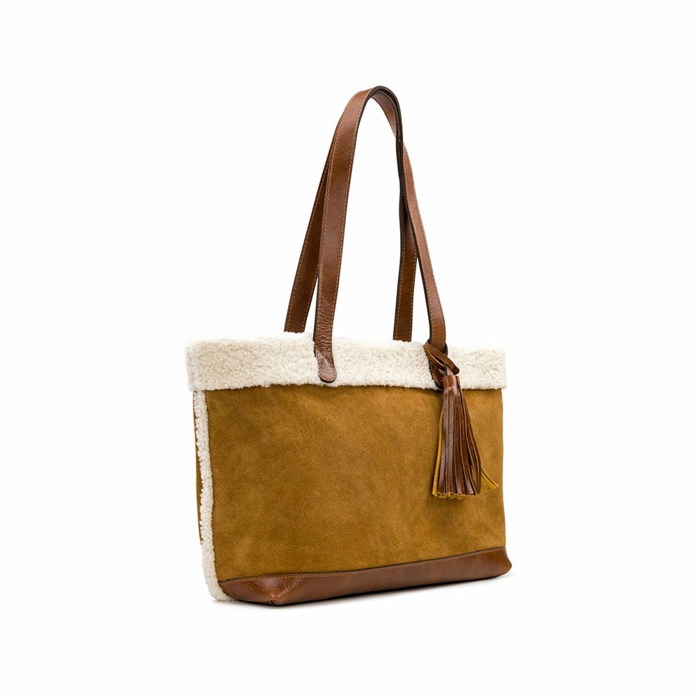 Beige Women's Patricia Nash Bixley Tote Bags | 74186QLRS