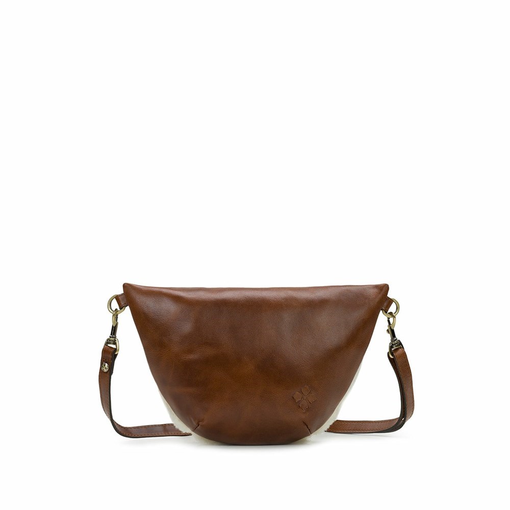 Beige Women's Patricia Nash Tinchi Belt Bag Crossbody Bags | 18527AINR