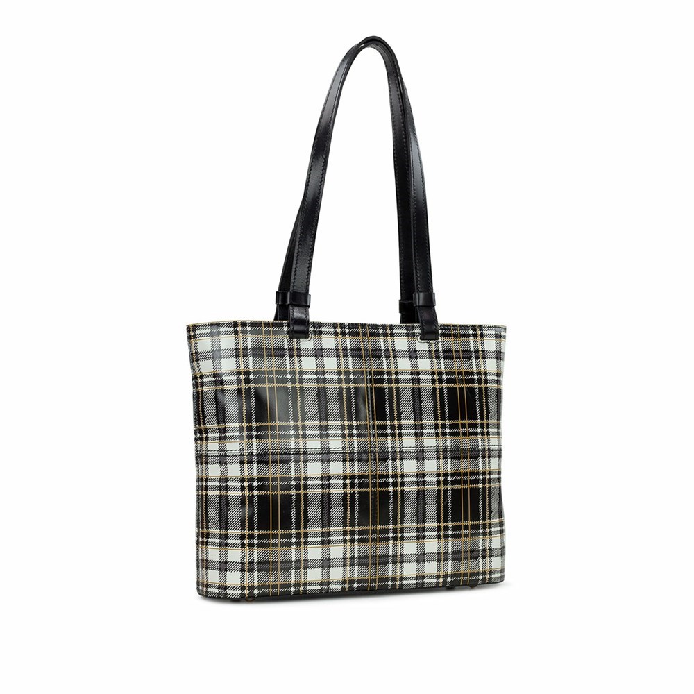 Black White Women's Patricia Nash Braden Tote Bags | 57410BXYQ