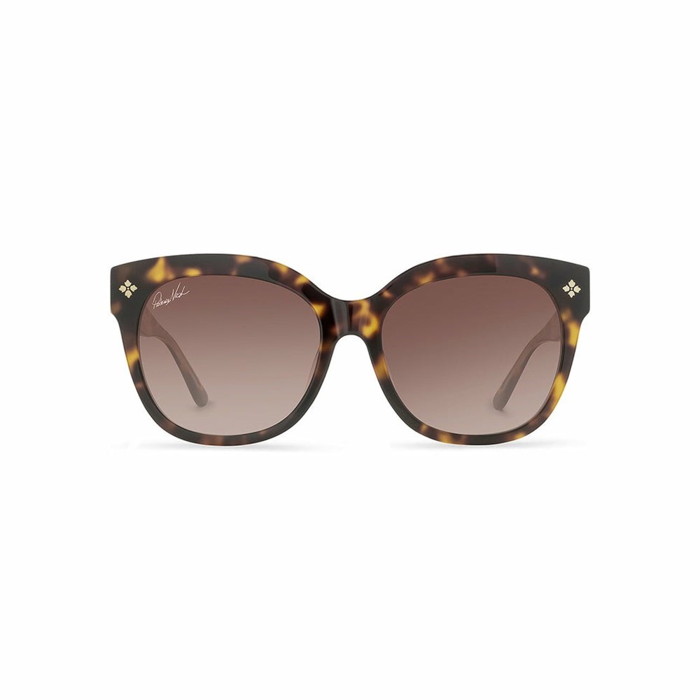 Black Women\'s Patricia Nash Audrey Cateye Sunglasses | 97421HJKV