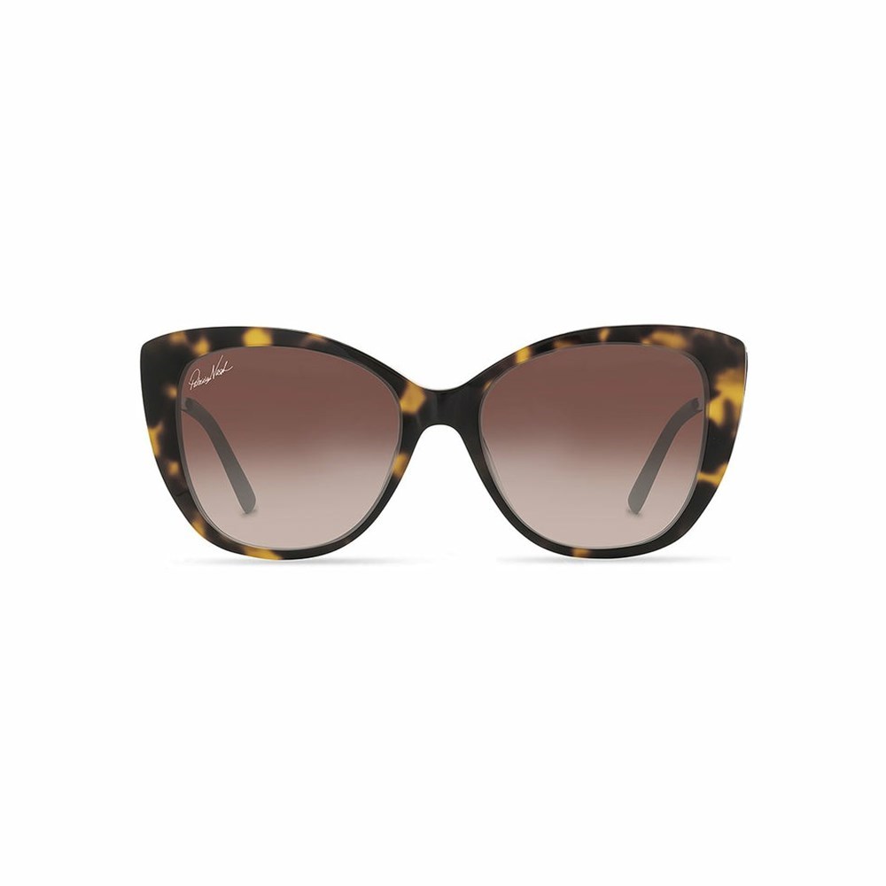 Black Women\'s Patricia Nash Brigitte Cateye Sunglasses | 29430ERHK