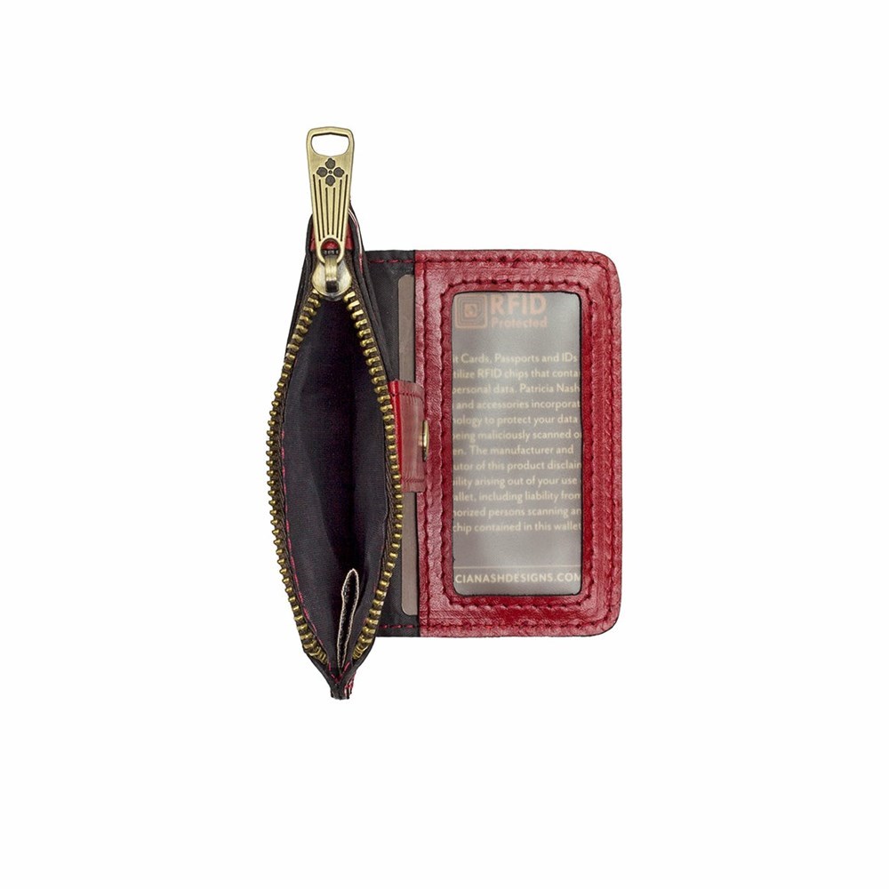 Black Women's Patricia Nash Cassis ID Wallets | 60537JEQA