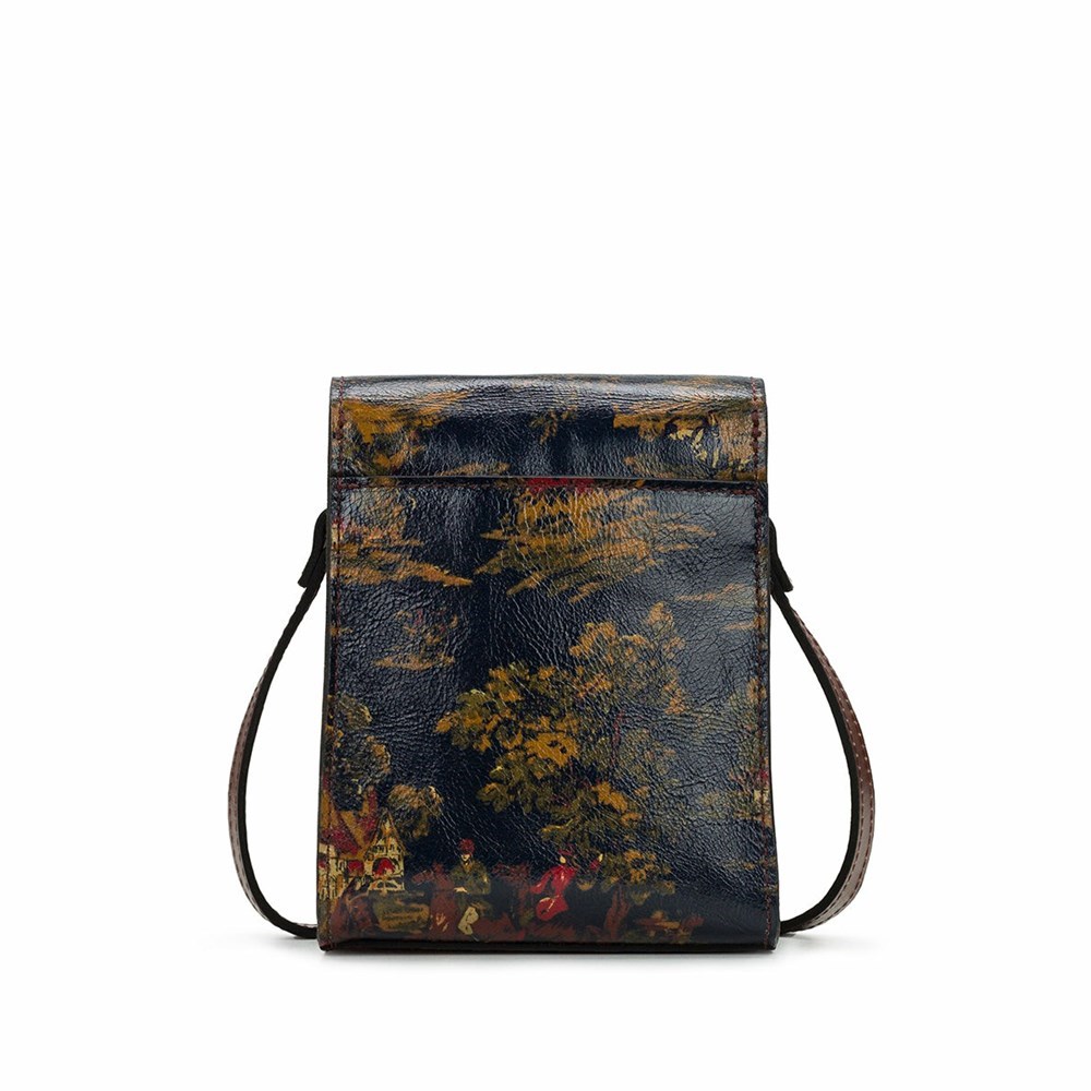 Black Women's Patricia Nash Hatley Crossbody Bags | 19572FWYO