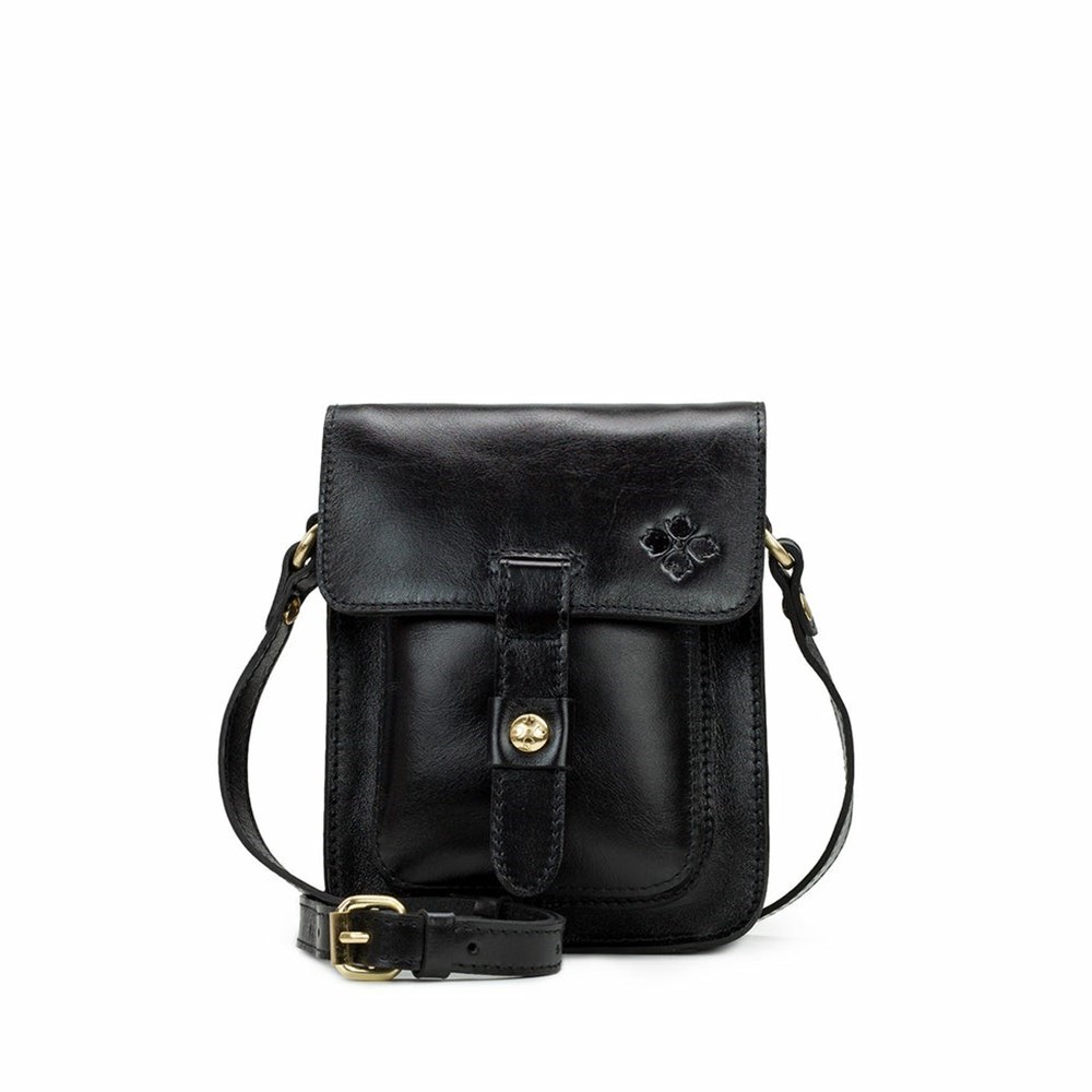 Black Women\'s Patricia Nash Lari Crossbody Bags | 05489WORF