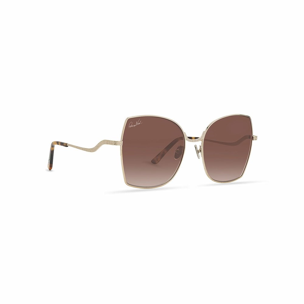 Black Women's Patricia Nash Sophia Vintage Wire Sunglasses | 38964MWPO