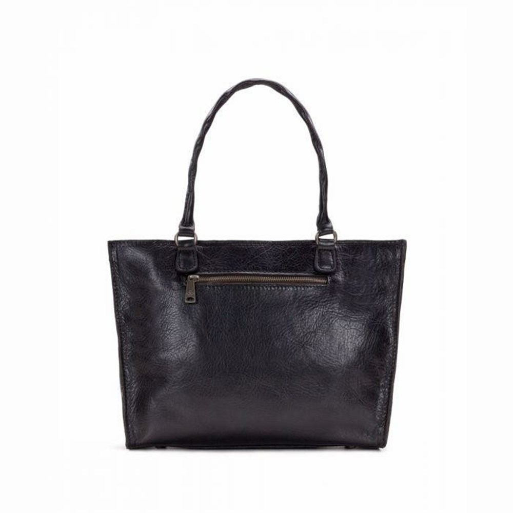 Black Women's Patricia Nash Zancona Tote Bags | 57842KEQM