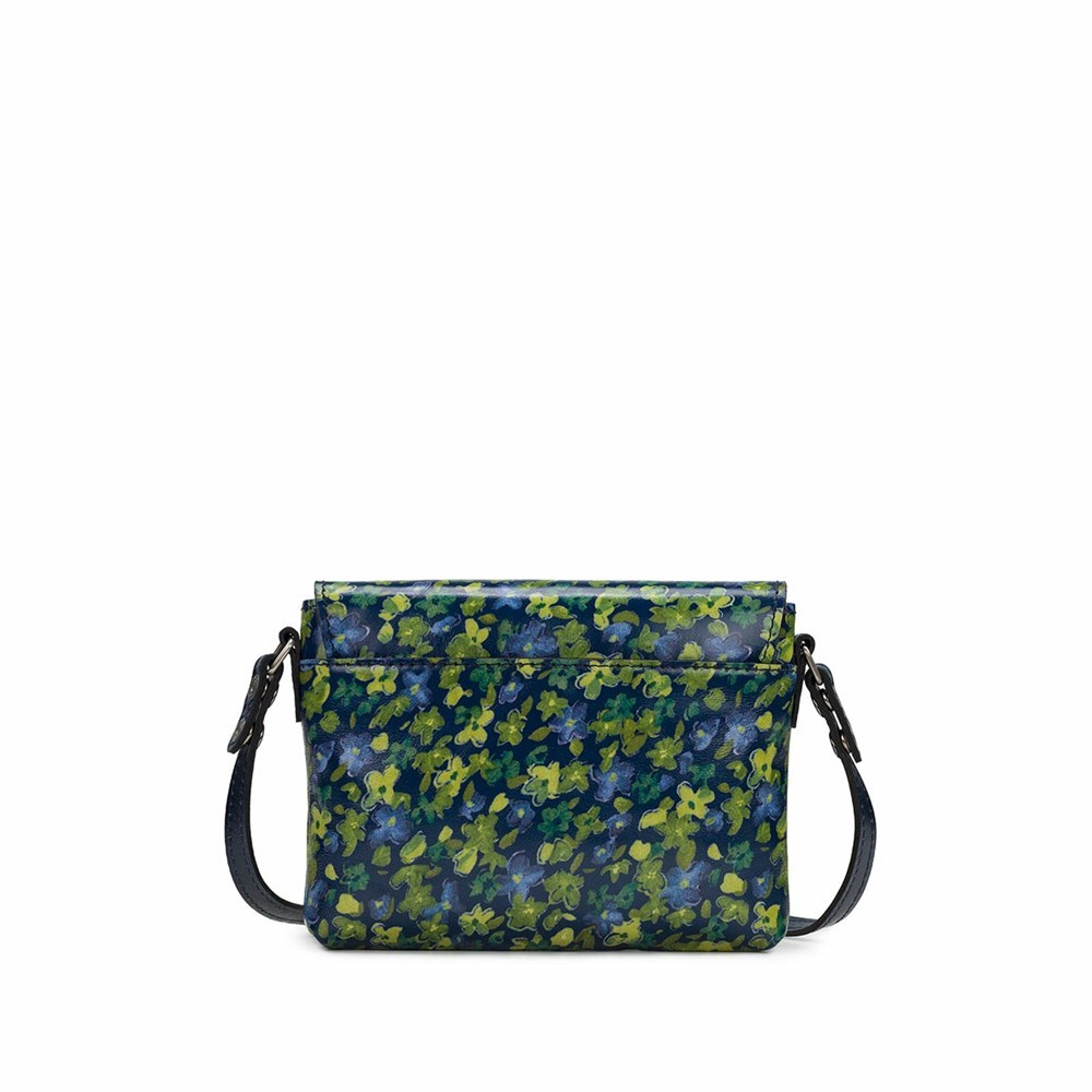 Blue Women's Patricia Nash Corfu Crossbody Bags | 26457UQRO