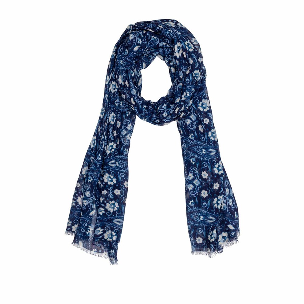 Blue Women\'s Patricia Nash Scarf Scarves | 23165JXYH