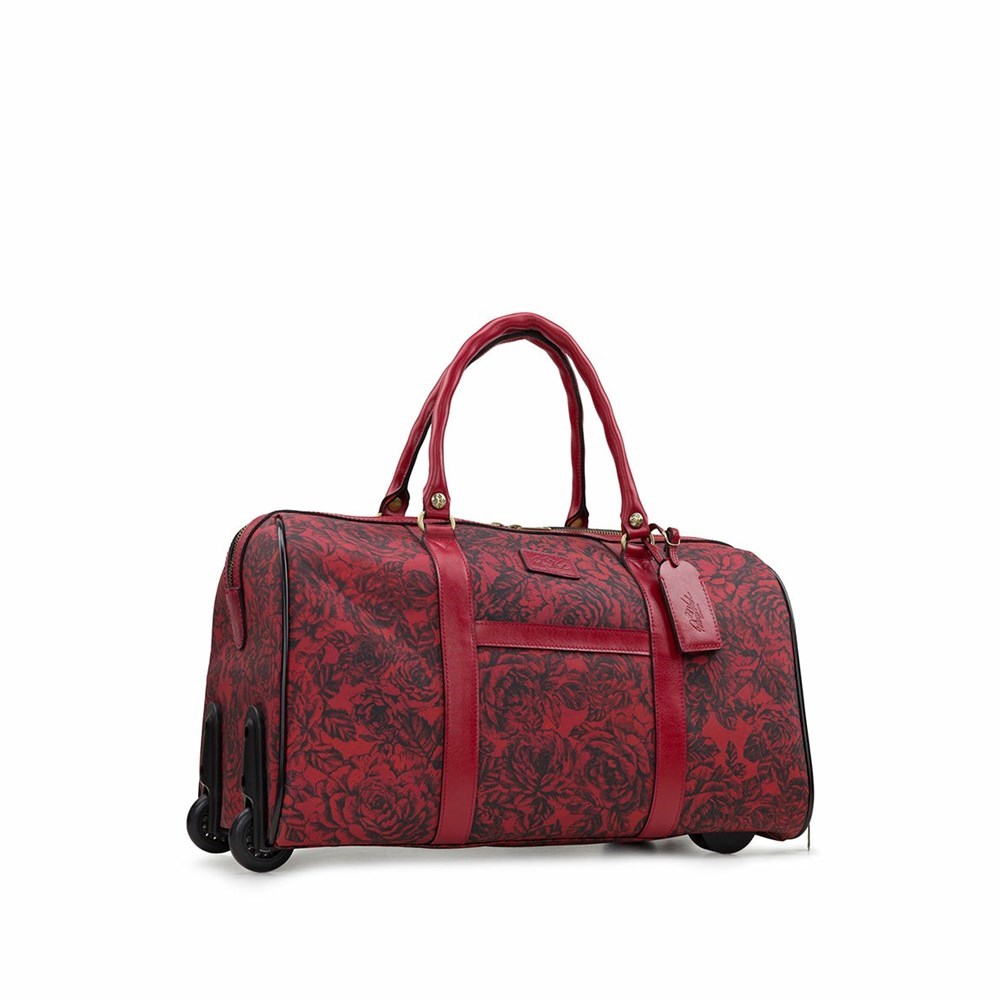 Brown Women's Patricia Nash Avola Trolley Travel Bags | 18652PBAS