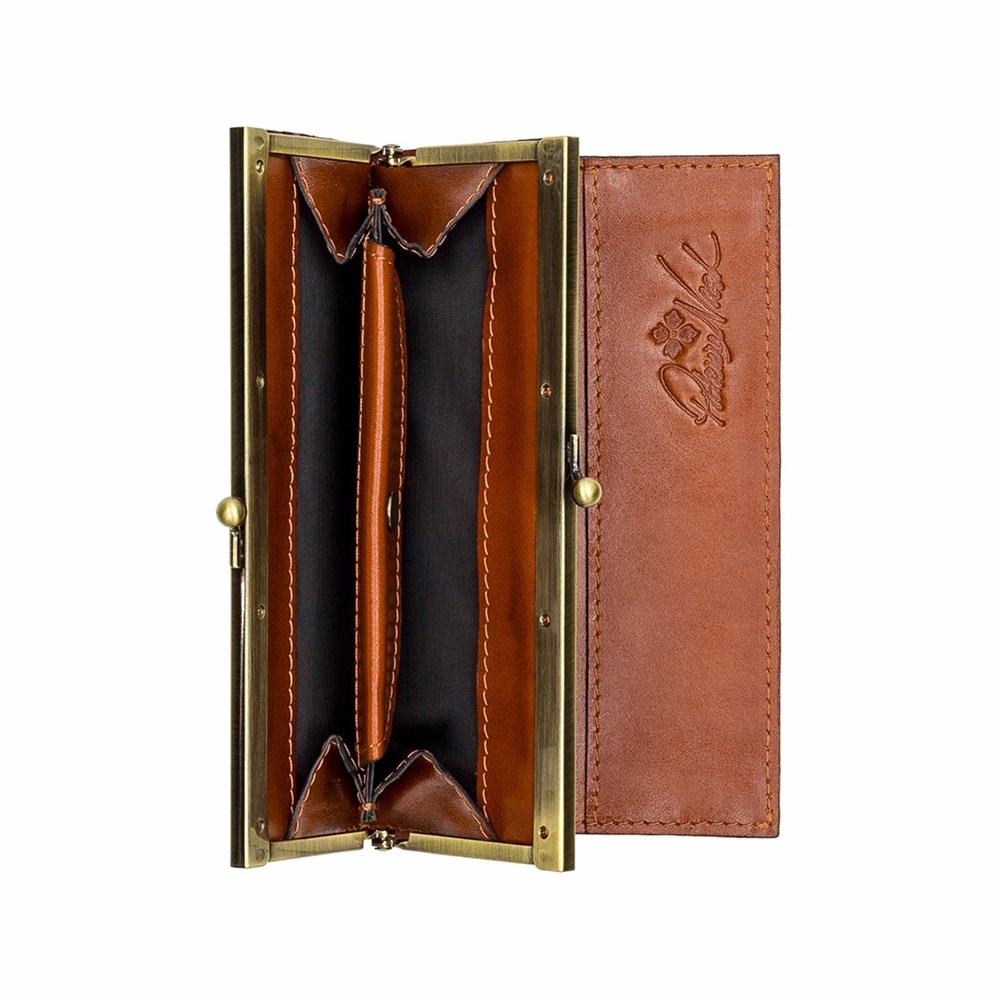 Brown Women's Patricia Nash Dacia Wallets | 97621CXNO