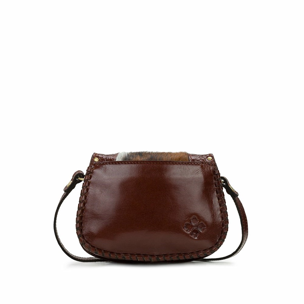 Brown Women's Patricia Nash Finch Crossbody Shoulder Bags | 04925WFCQ