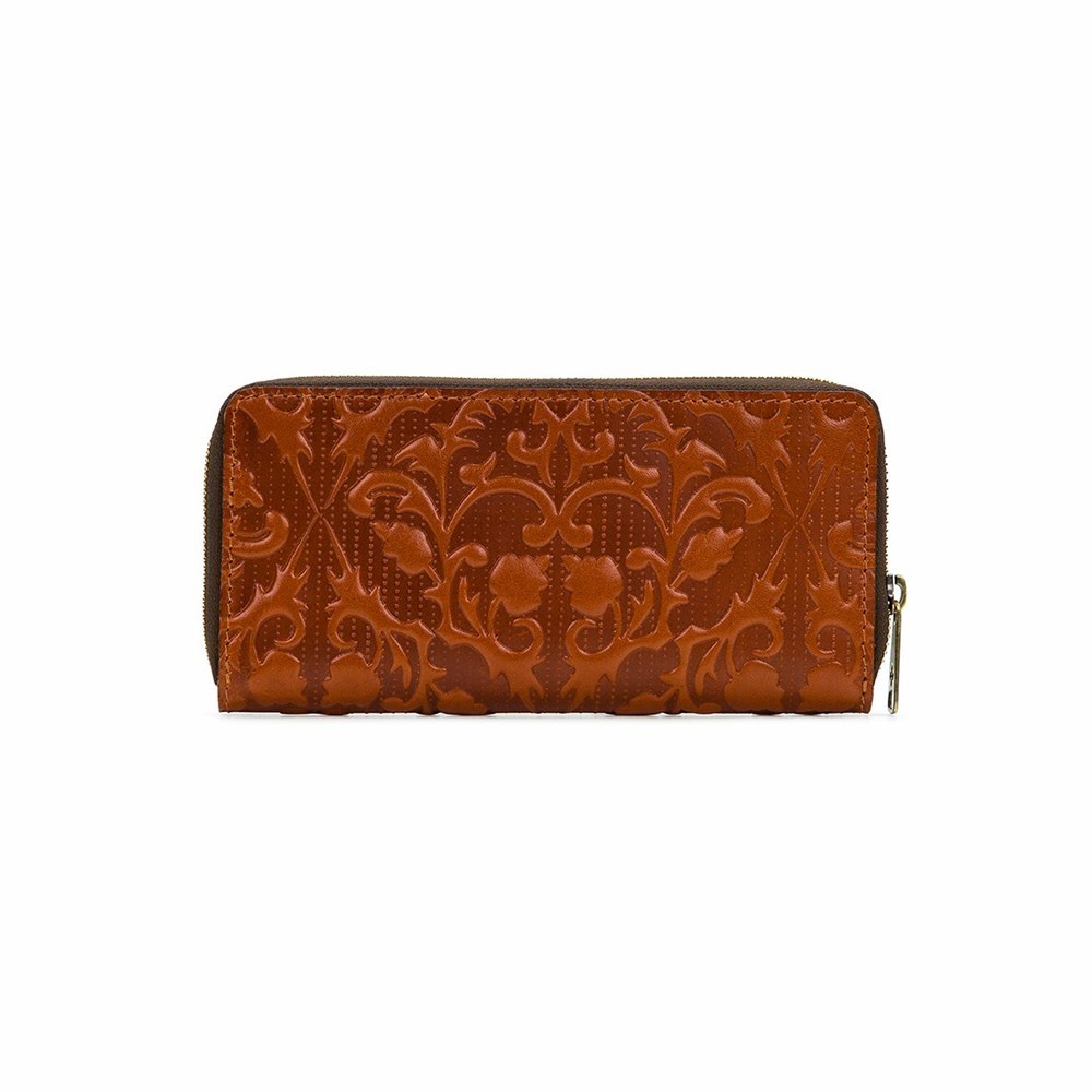 Brown Women's Patricia Nash Lauria Wallets | 83492OTPJ