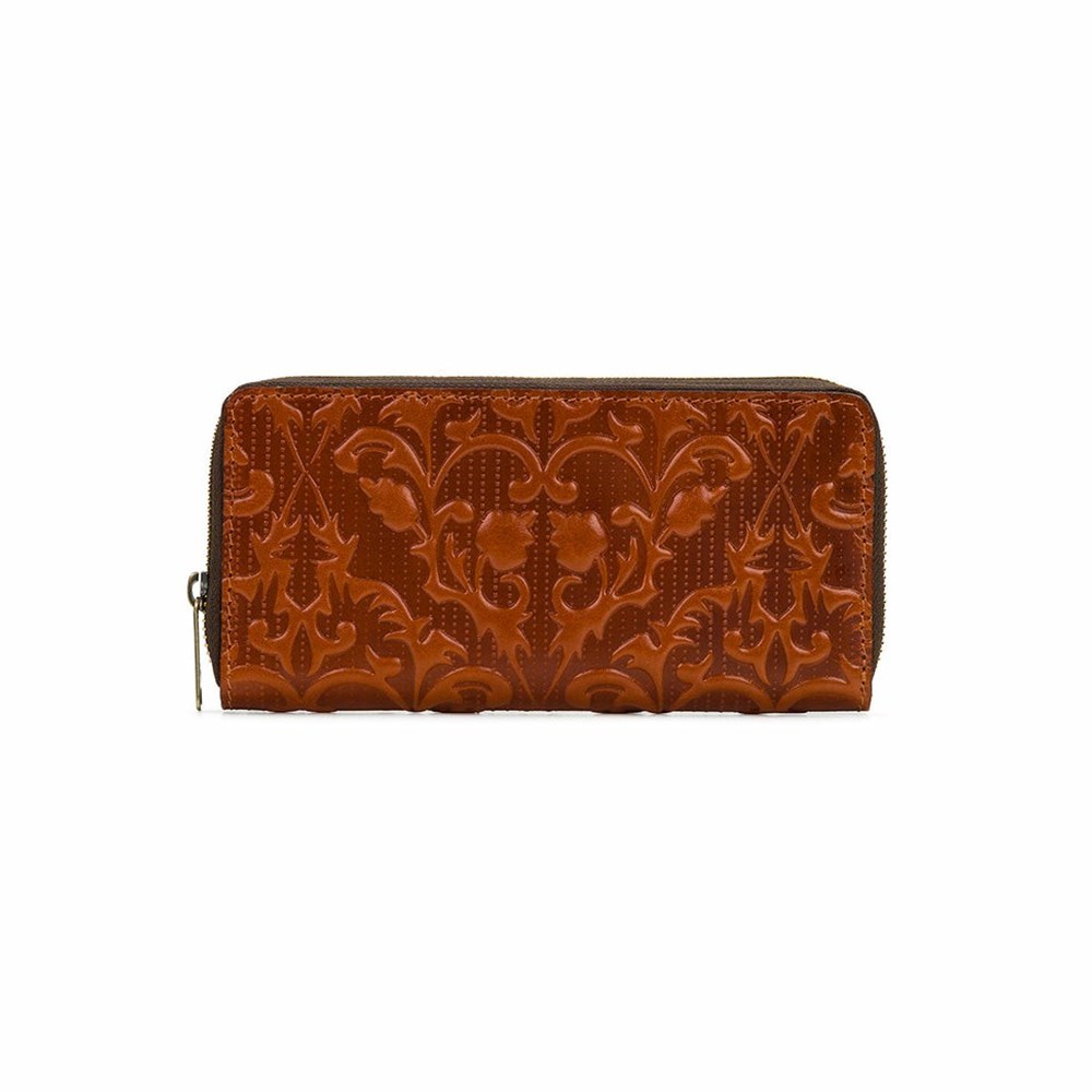 Brown Women\'s Patricia Nash Lauria Wallets | 83492OTPJ