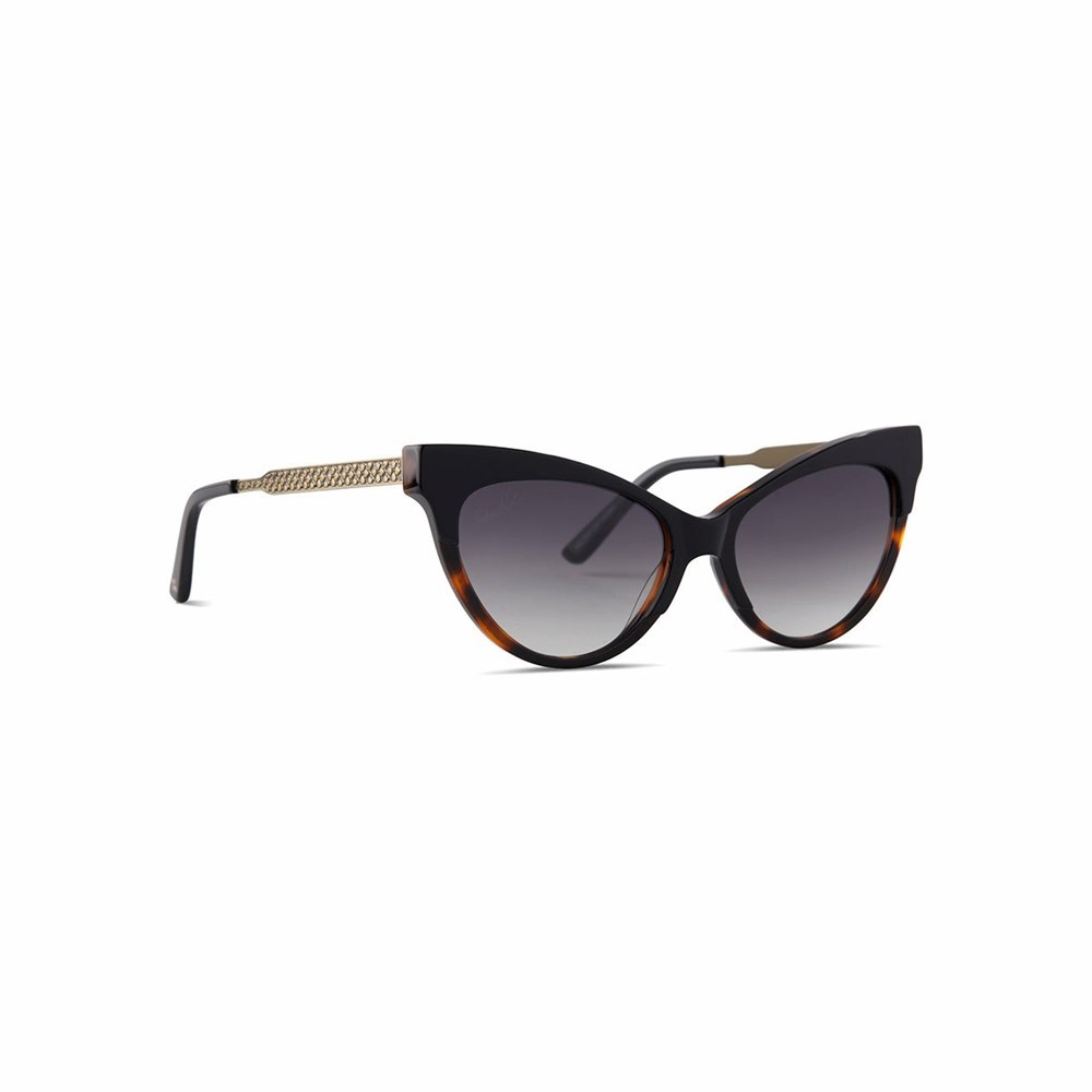 Brown Women's Patricia Nash Monroe Cateye Sunglasses | 05793VQOU