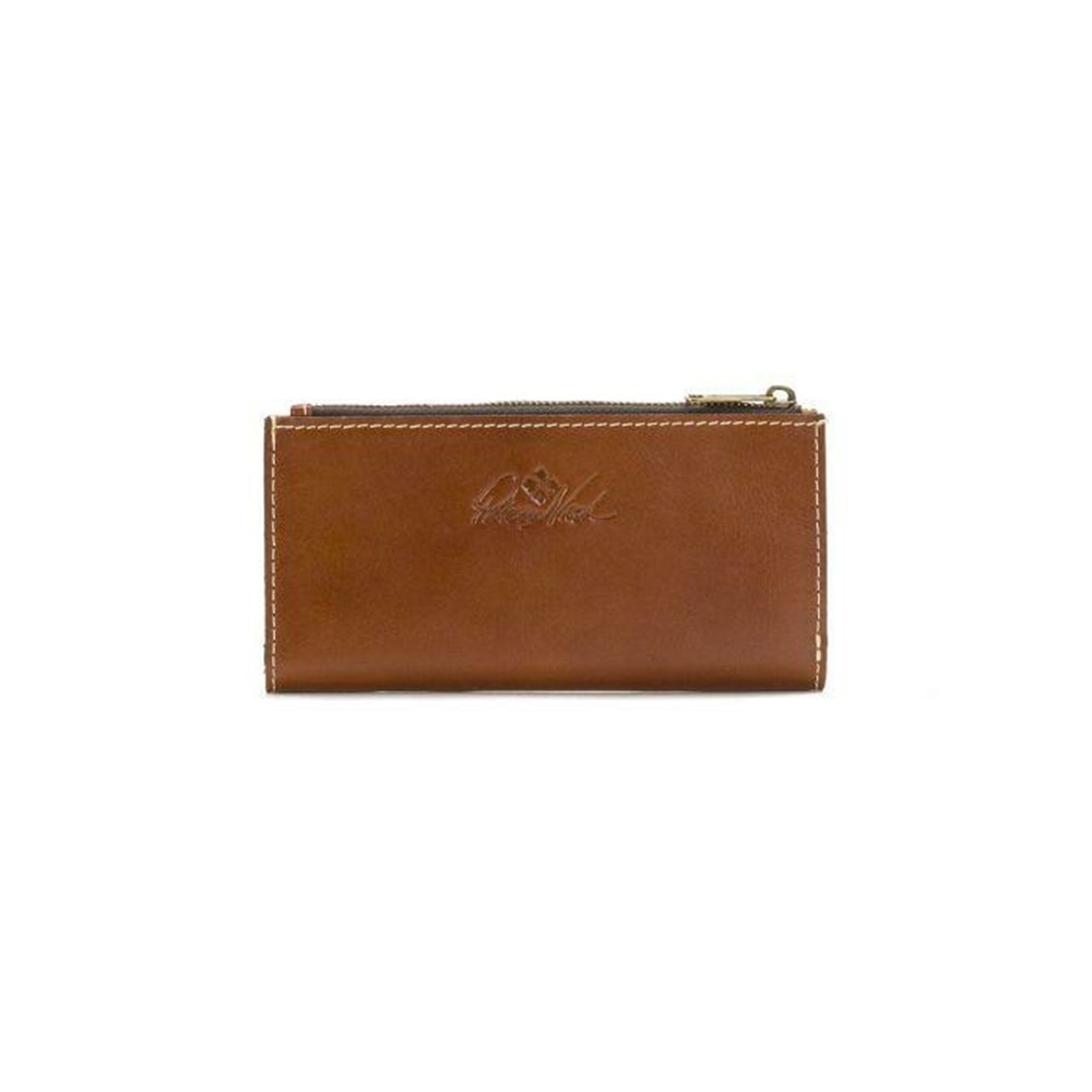 Brown Women's Patricia Nash Nazari Bifold Wallets | 93514IYCG