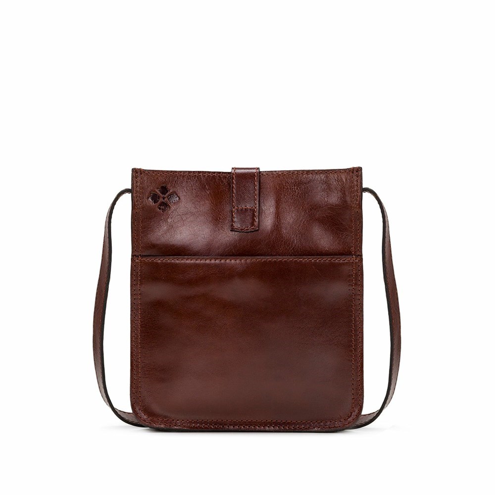 Brown Women's Patricia Nash Venezia Crossbody Bags | 71349XYDE