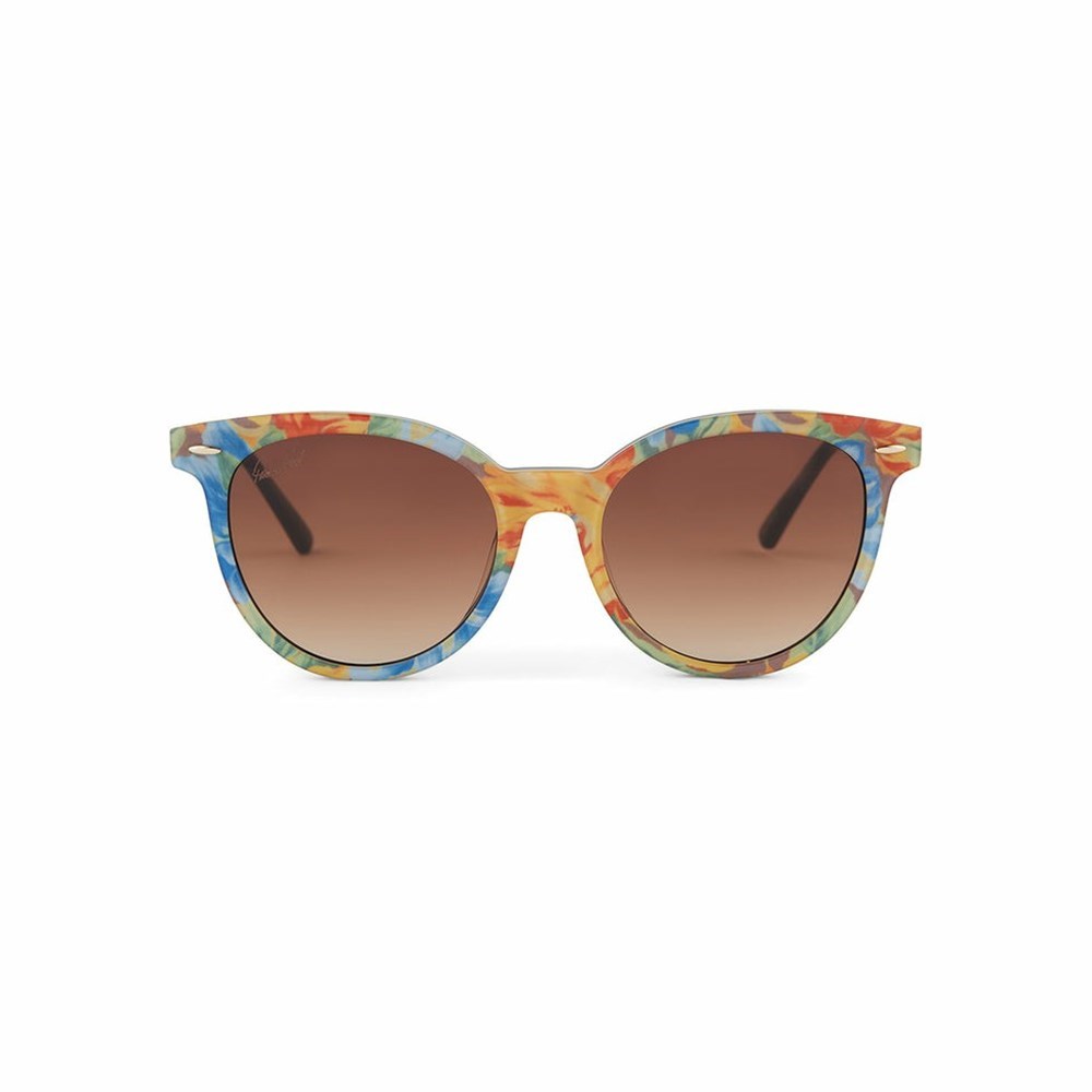 Burgundy Women\'s Patricia Nash Blondie Sunglasses | 28349YPCZ