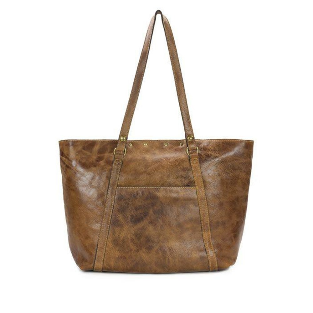 Chocolate Women's Patricia Nash Benvenuto Tote Bags | 93761BNUY