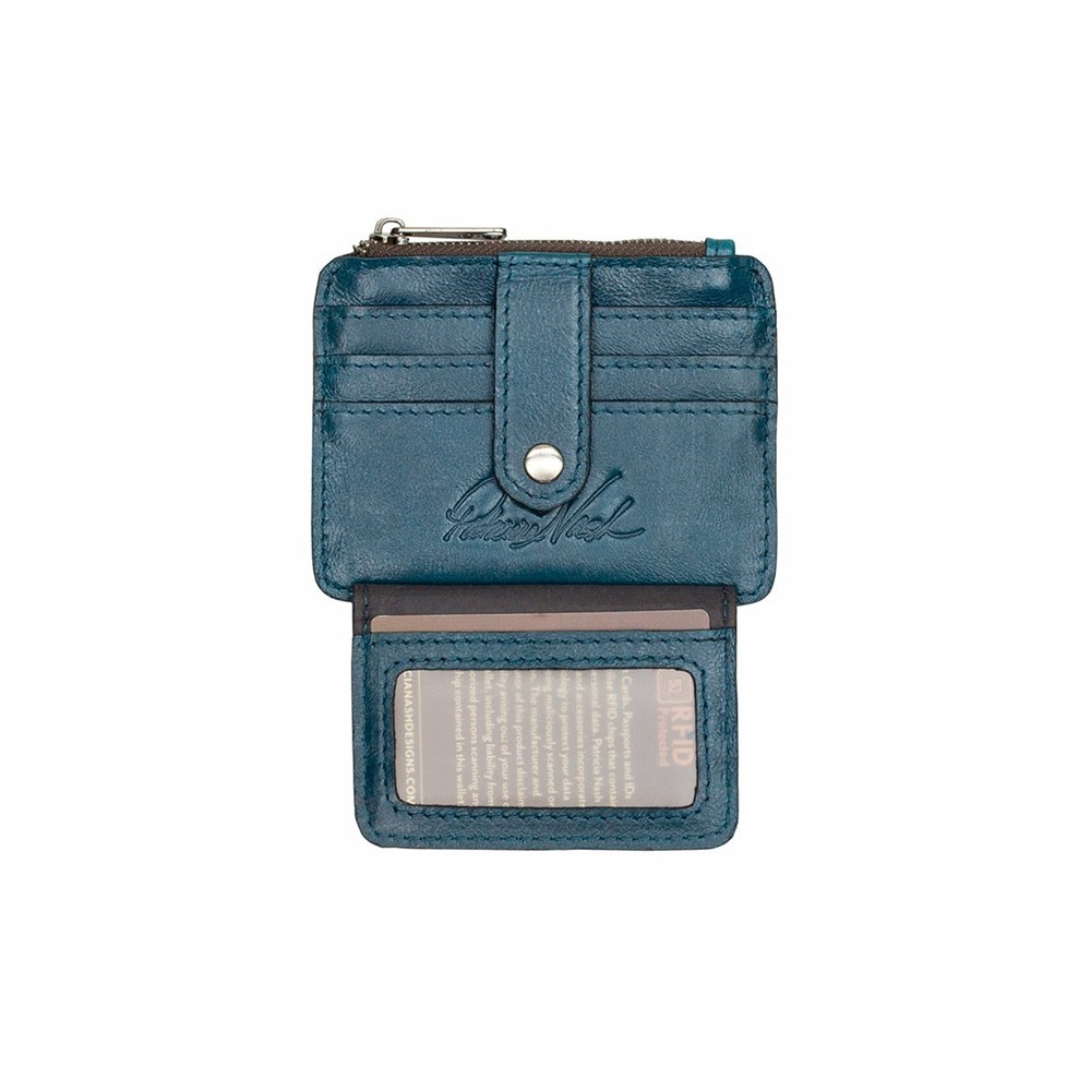 Deep Blue Women's Patricia Nash Cassis ID Wallets | 20673PYAC