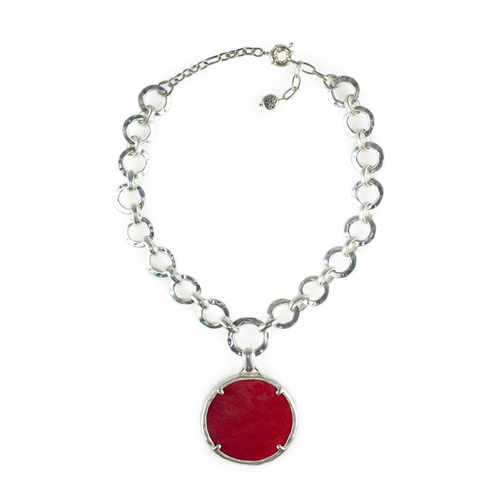 Deep Red Women\'s Patricia Nash Jocelyn Necklaces | 14278TEWL