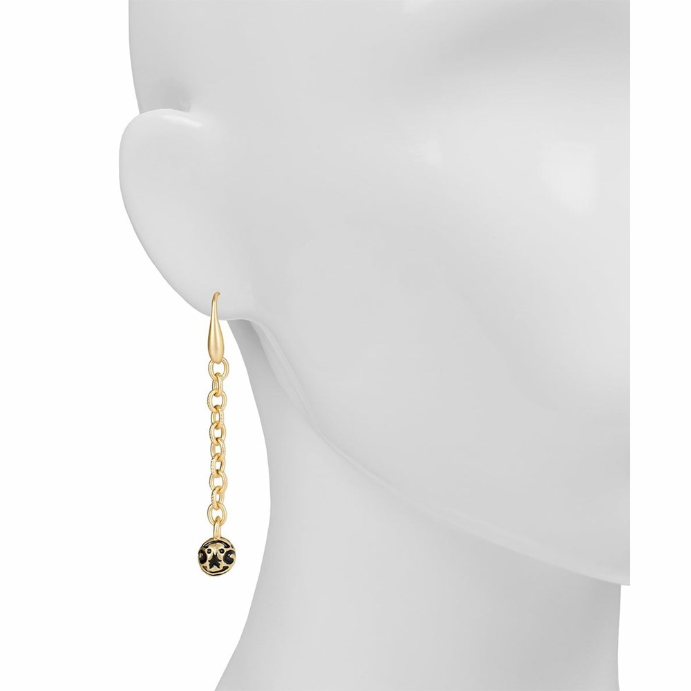 Gold Women's Patricia Nash Ball and Chain Dangle Earrings | 69485ABFL