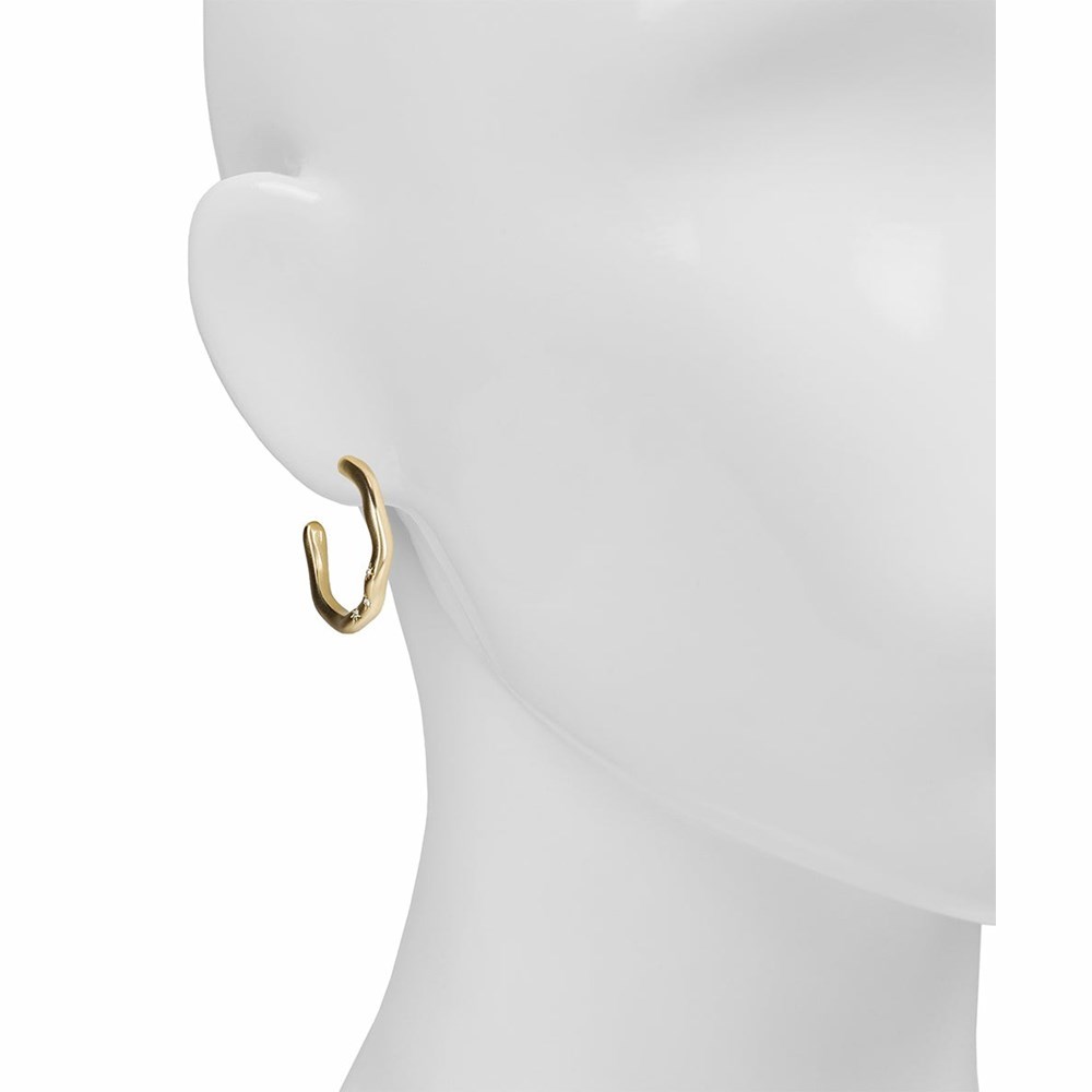 Gold Women's Patricia Nash Hoop Earrings | 51087JOKA