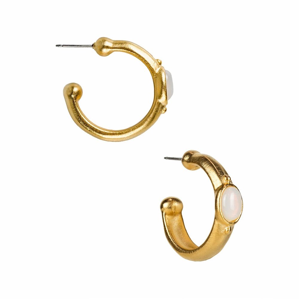 Gold Women\'s Patricia Nash Hoop Earrings | 90865YXUH