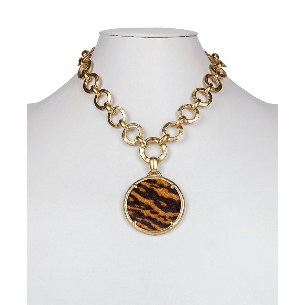 Gold Women's Patricia Nash Jocelyn Necklaces | 45270NZKA