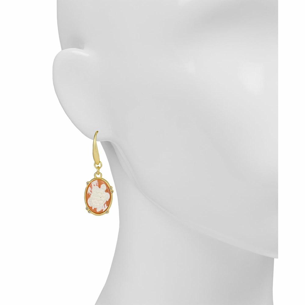 Gold Women's Patricia Nash Turtle Drop Earrings | 61320ORSQ