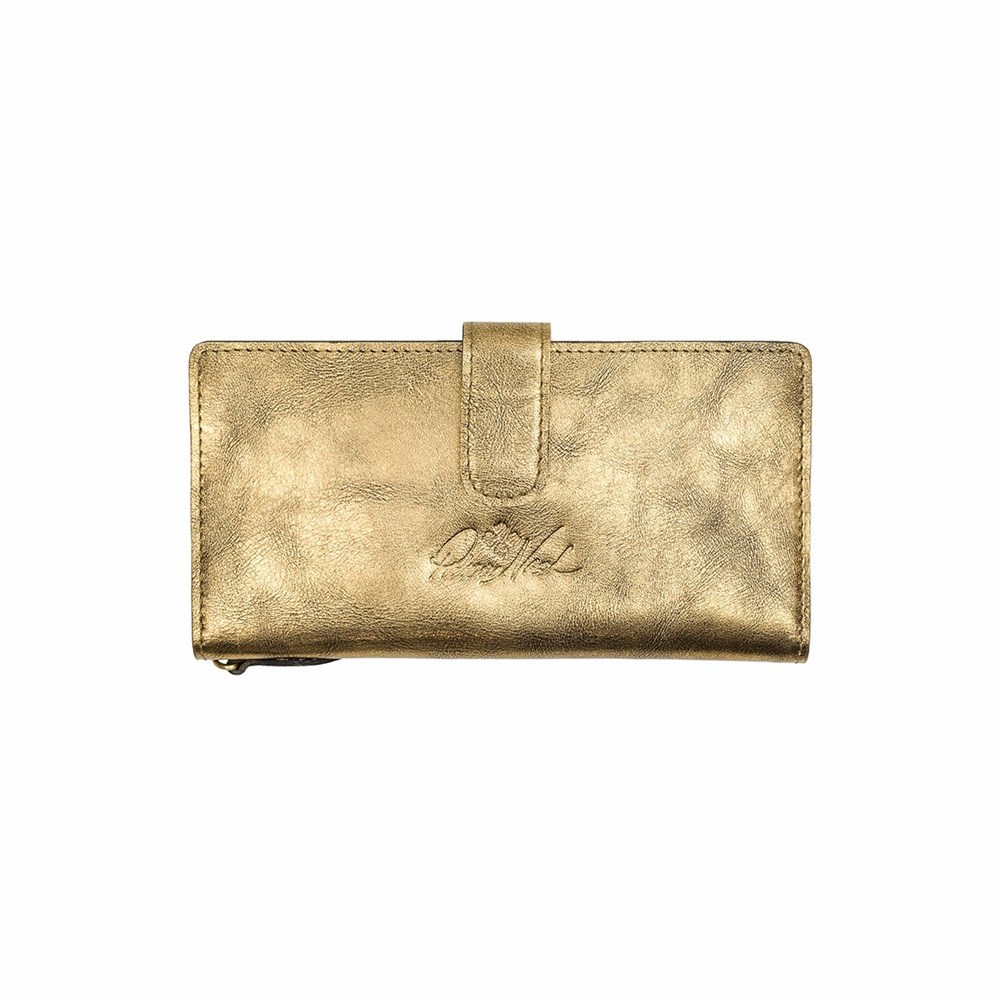 Gold Women's Patricia Nash Valentia II Wallets | 98132MADB