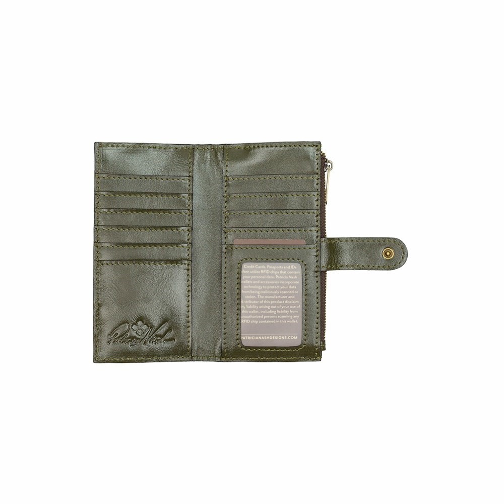 Olive Women's Patricia Nash Nazari Wallets | 35869DKLX