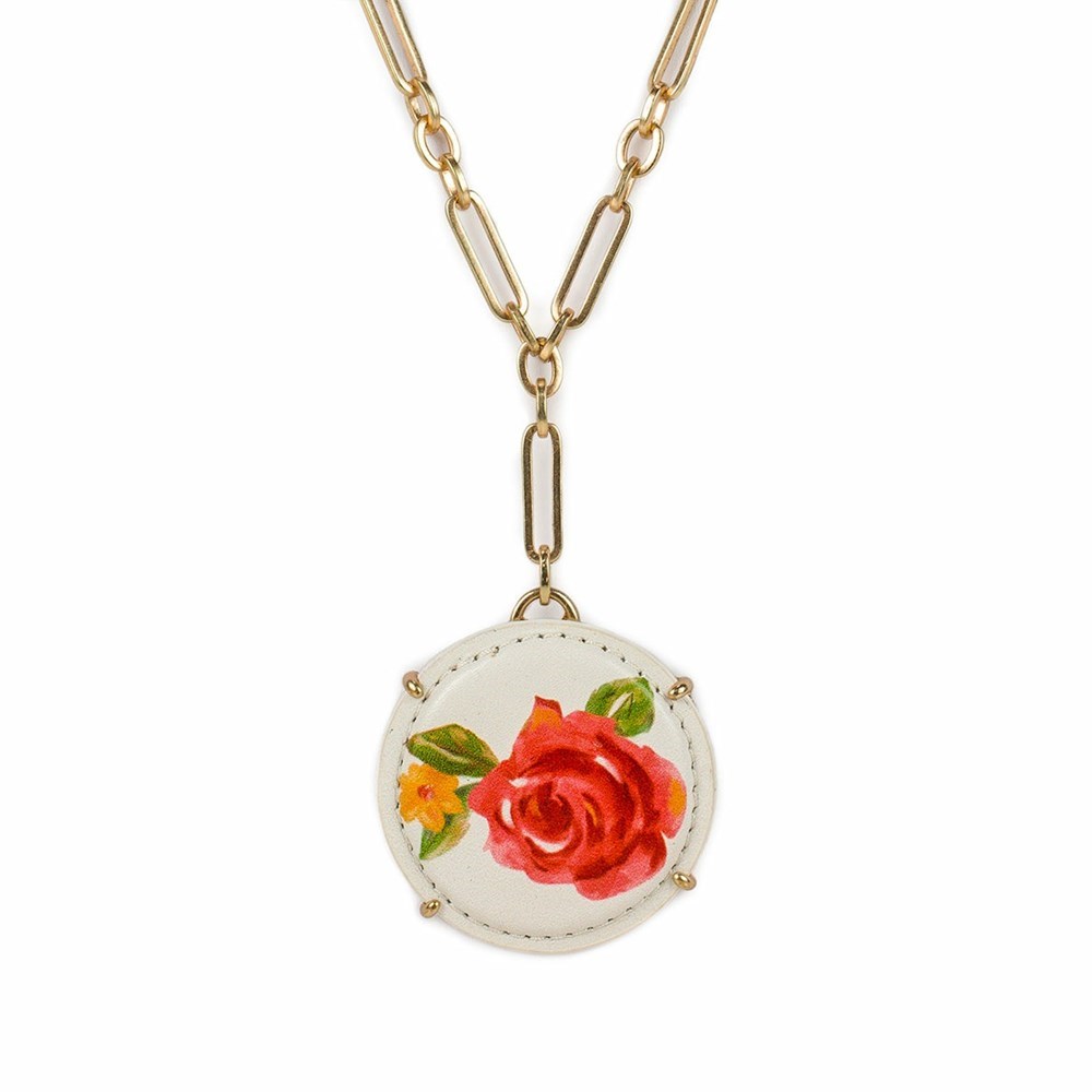 Orange Rose Women's Patricia Nash Anisa Pendant Necklaces | 07625QUSW