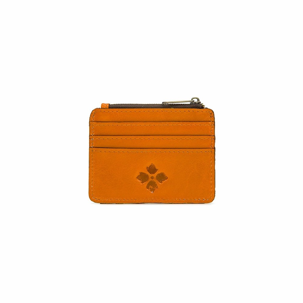 Orange Women's Patricia Nash Cassis ID Wallets | 02437XCZV