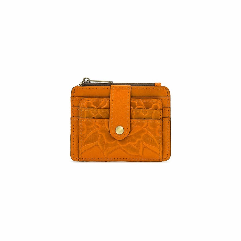 Orange Women\'s Patricia Nash Cassis ID Wallets | 02437XCZV