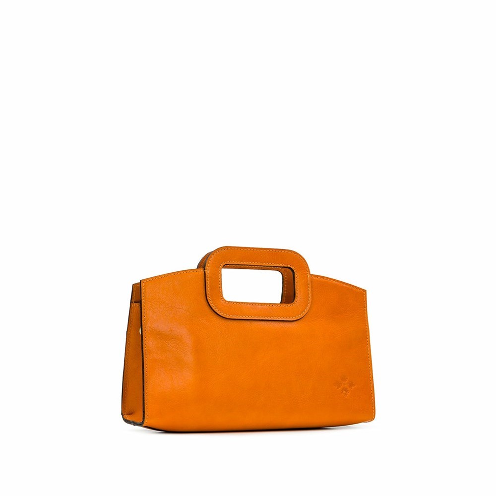 Orange Women's Patricia Nash Rainow Top Handle Bag Shoulder Bags | 47681SPYL