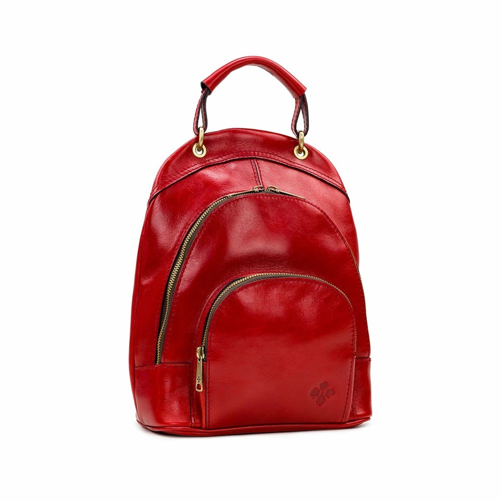 Red Women's Patricia Nash Alencon Backpacks | 50628HJMO