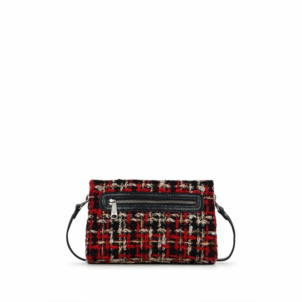 Red Women's Patricia Nash Turati Crossbody Bags | 09475HPSA