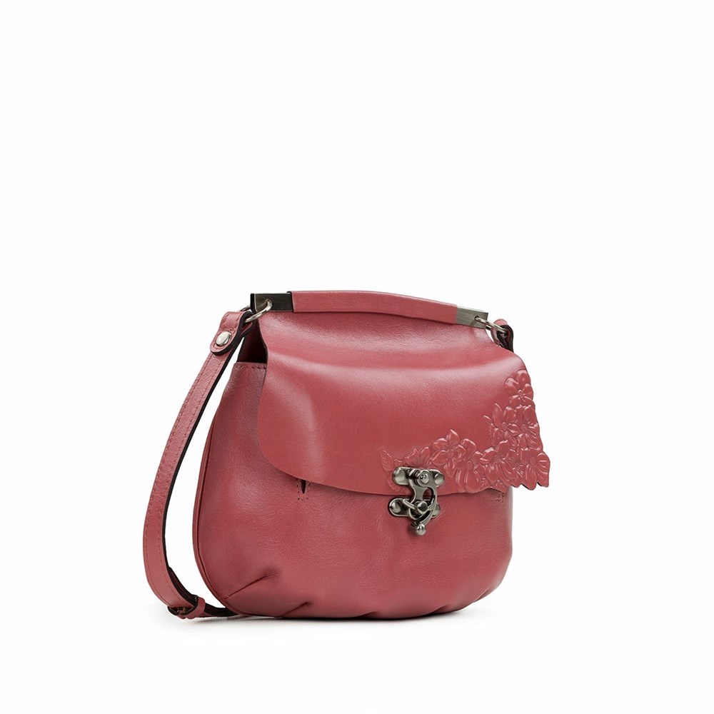 Rose Women's Patricia Nash Veneto Crossbody Bags | 86402TYHF