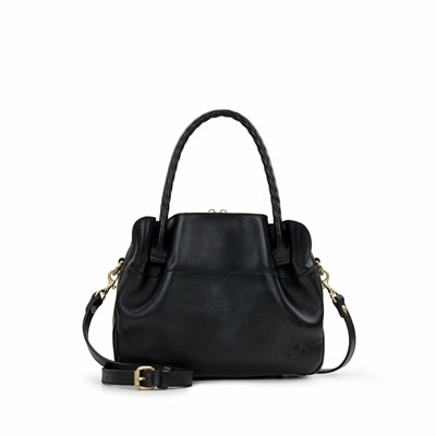 Black Women's Patricia Nash Ashford Satchel Handbags | 20718YKBH