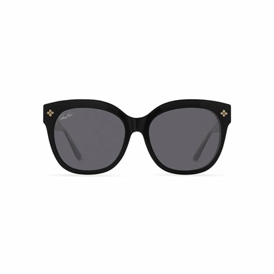 Black Women's Patricia Nash Audrey Cateye Sunglasses | 39471RHDO