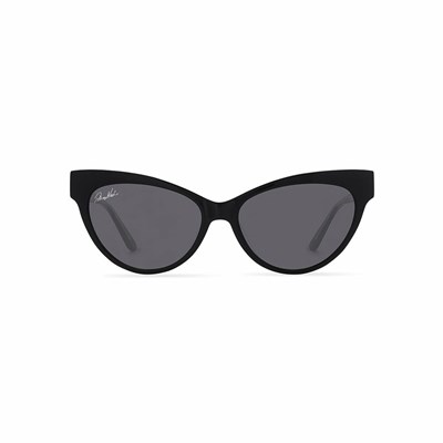 Black Women's Patricia Nash Kelly Vintage Cateye Sunglasses | 43589KSCB