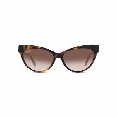 Black Women's Patricia Nash Kelly Vintage Cateye Sunglasses | 74560BPLW