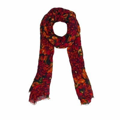 Black Women's Patricia Nash Scarf Scarves | 04763GYSV