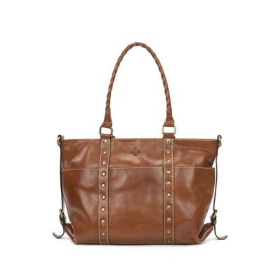 Brown Women's Patricia Nash Carducci Pocket Tote Bags | 09342IEVU