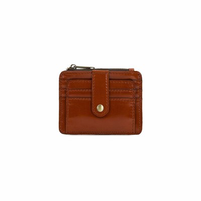 Brown Women's Patricia Nash Cassis ID Wallets | 41907VJRP