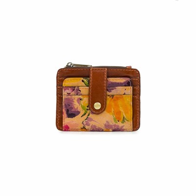 Brown Women's Patricia Nash Cassis ID Wallets | 69850TANW