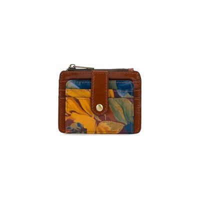 Brown Women's Patricia Nash Cassis ID Wallets | 73462PILK