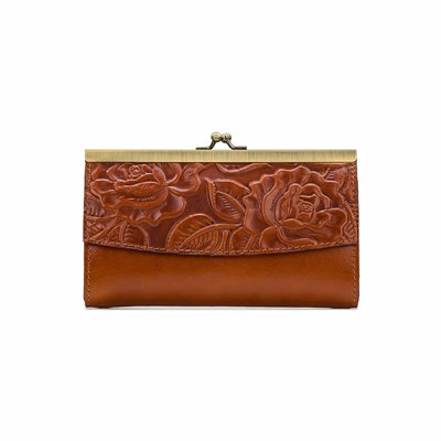 Brown Women's Patricia Nash Dacia Wallets | 97621CXNO