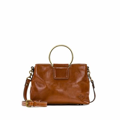 Brown Women's Patricia Nash Empoli Satchel Handbags | 97160CBTY