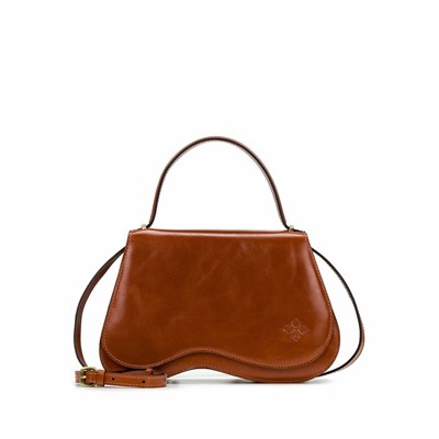 Brown Women's Patricia Nash Gwynne Crossbody Bags | 25106EGHQ